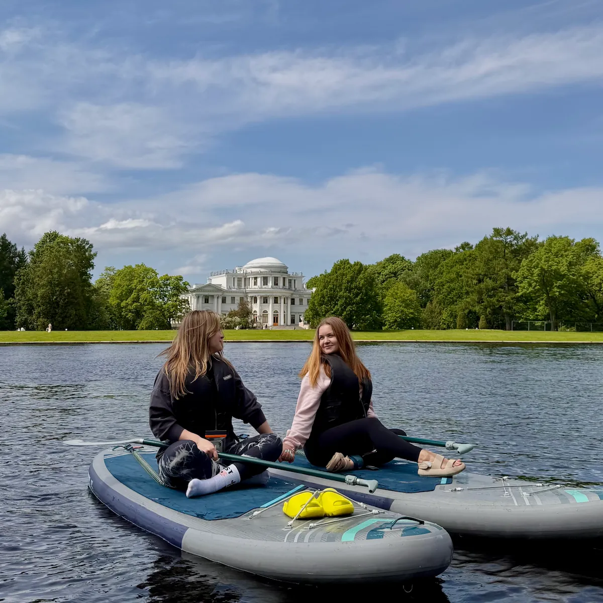 Софья на SUP, Парковые острова