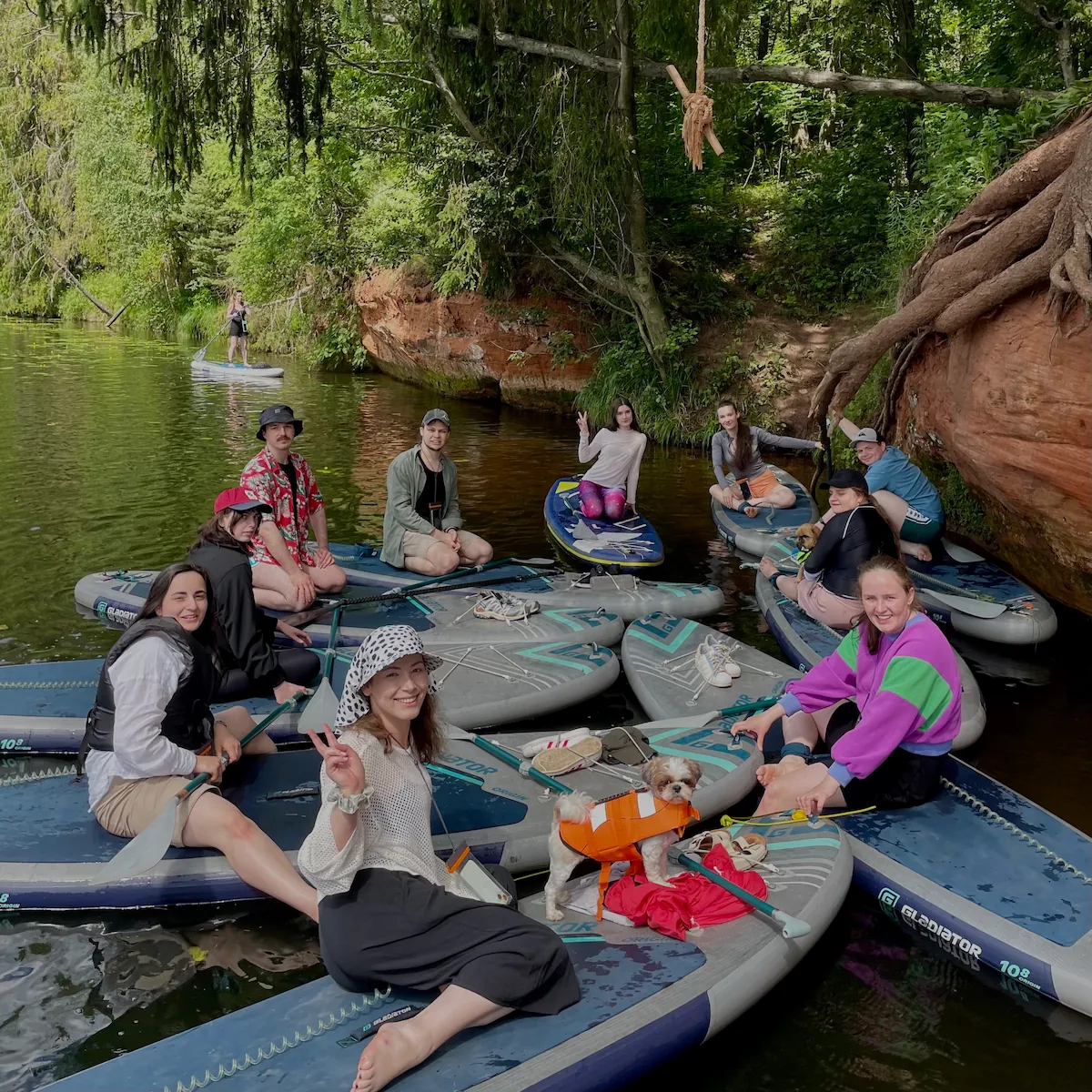 Мария на SUP, Вуокса