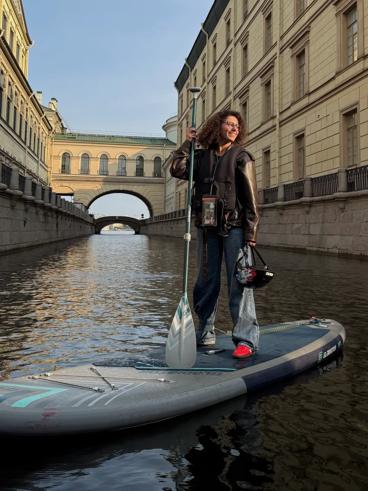 Утро в центре Петербурга с SUP